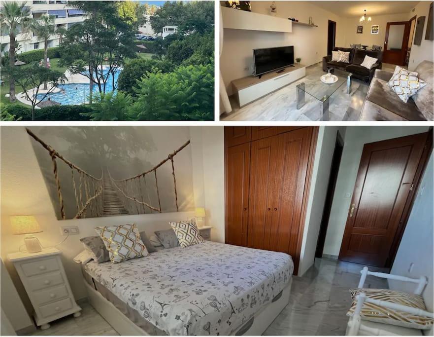 Marbella Piso En Casco Junto A Playa Piscina In Summer Season ภายนอก รูปภาพ